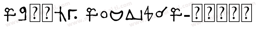 rd多森k8 regular字体转换